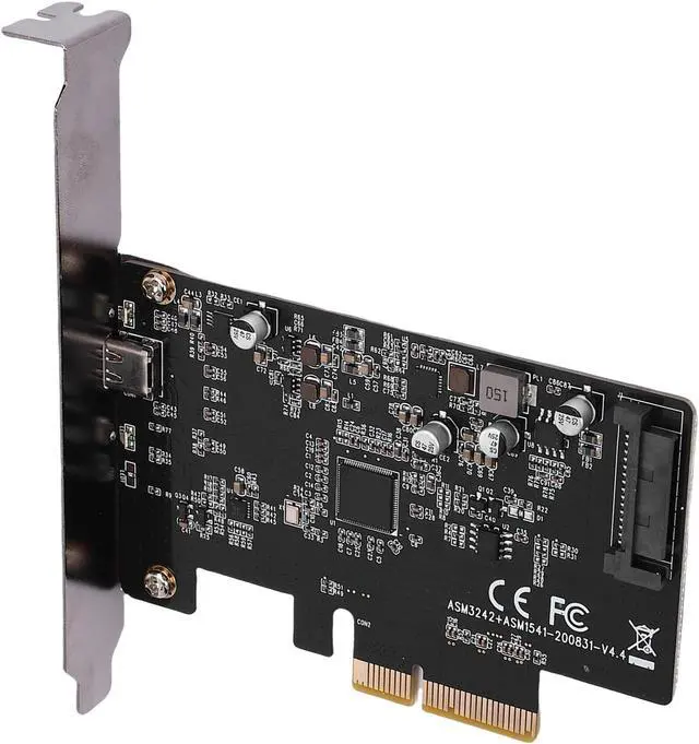Alt view image 6 of 7 - Jiawu USB 3.2 PCI Express Expansion Card HighSpeed 20 Gbps Data Transfer for Desktop Workstations PCB Metal 1 Unit