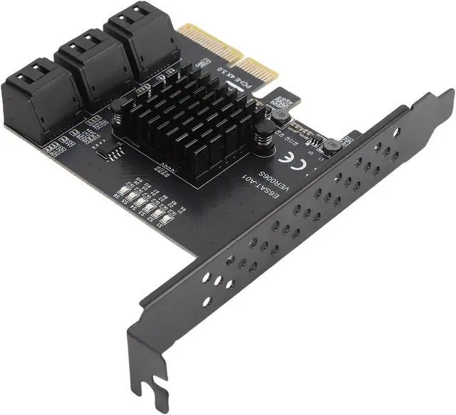 Alt view image 6 of 7 - Fabater PCIE to Serial ATA3.0 Expansion Card for Broad Compatibility with Quick Installation Fits Most PC Setups