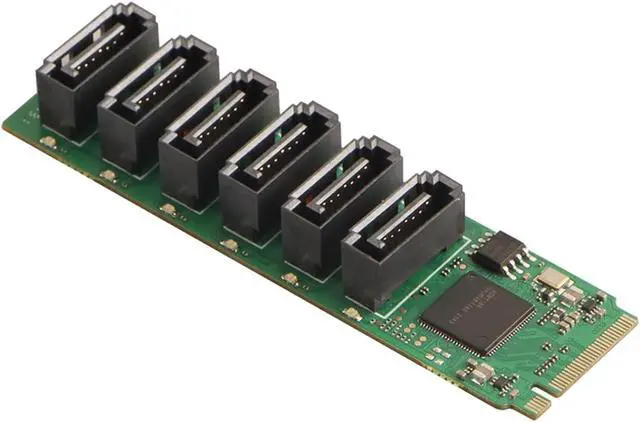 Alt view image 3 of 7 - M to 6 SATA3.0 Converters Card for Gaming Rigs and Workstations