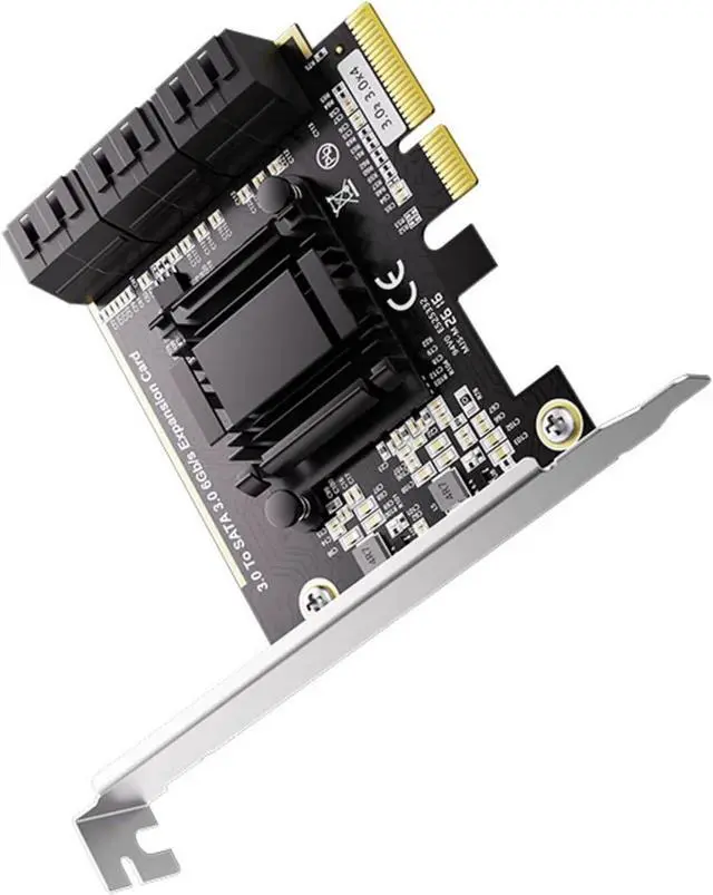 Main image of TXB119 / TXB113 6 Port SATA3.0 PCIE Expansion Card Industrial ASM1166 Chip Hard Drive Adapter Card Controller for Desktop