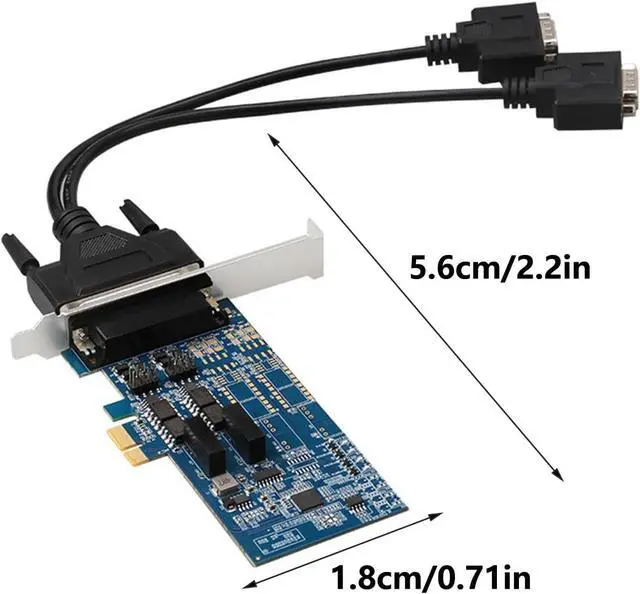 Alt view image 6 of 7 - Enhanceds 2/4 Port RS422/485 Serials PCIE2.0 Card For Industrial Machine Connectivitys High Performances Interfaces