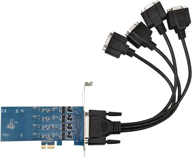 Alt view image 7 of 7 - Enhanceds 2/4 Port RS422/485 Serials PCIE2.0 Card For Industrial Machine Connectivitys High Performances Interfaces