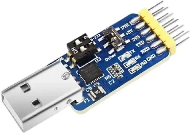 Main image of 6-in-1 Multifunctional Serial Port Module USB to UART CP2102 TTL 485 232