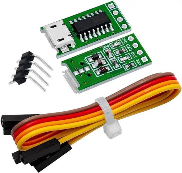 Main image of CH340C Micro USB to TTL Serial Port ISP Download Module 5V/3.3V 500ma CP2102 CH340G CH340T for STM32 51 with Dupont Line