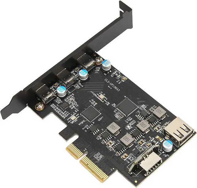 Main image of USB PCIe Card PCI Express to USB 3.2 Expansion Card, PCIe to Type C with Internal 19 Pin Connector, 20Gbps DualChip PCIe Controller Card for Window7 8 10 for OS X Laptop PC 10.8.2