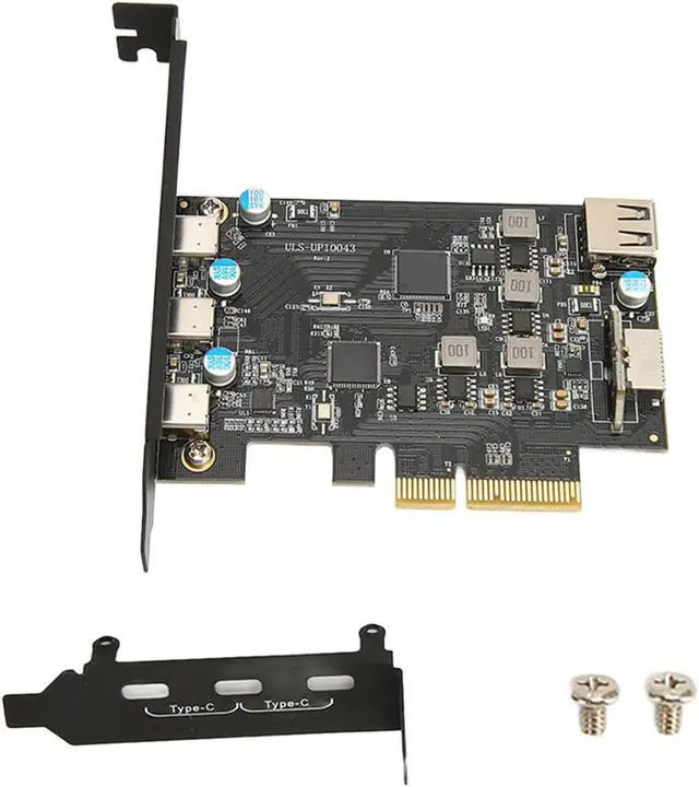 Alt view image 7 of 7 - USB PCIe Card PCI Express to USB 3.2 Expansion Card, PCIe to Type C with Internal 19 Pin Connector, 20Gbps DualChip PCIe Controller Card for Window7 8 10 for OS X Laptop PC 10.8.2