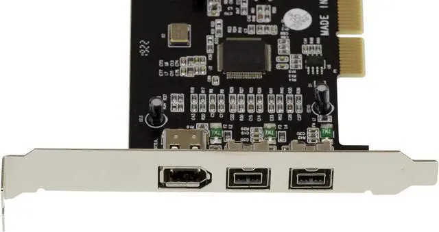 Alt view image 2 of 3 - KALEA-INFORMATIQUE PCI FIREWIRE 800 and 400 IEEE1394A and IEEE1394B Controller Board on PCI Port - 2+1 Outputs - SN082AA2 TI Chipset