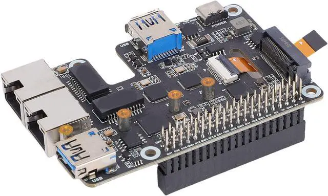 Alt view image 4 of 7 - Fabater USB 3.2 Gen1 PCIe to NVMe M.2 Adapter Versatile Setup for 5 Supports .5G Ethernet and Storage