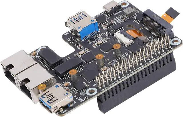 Alt view image 6 of 7 - Jiawu PCIe to USB 3.2 Gen1 Adapter Compact Dual Functionality for 5 2.5G Ethernet and NVMe Expansion