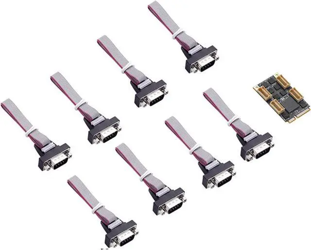 Main image of PieceIe to 8 Port RS232 Card PieceIe to 8 Ports RS232 Expansion Card Card Controller 17V358