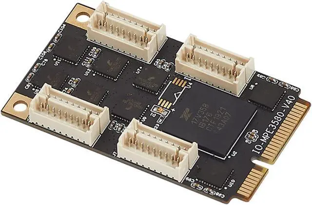 Alt view image 4 of 6 - PieceIe to 8 Port RS232 Card PieceIe to 8 Ports RS232 Expansion Card Card Controller 17V358