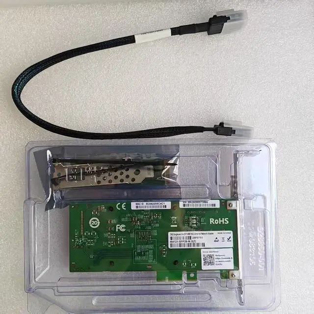 Alt view image 7 of 7 - M. 2 to 25G Single Optical Port Card, e-Sports Card, Internet Cafe Card