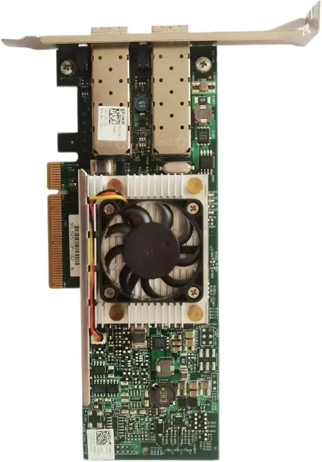 Main image of 0N20KJ Y40PH 57810s 10Gb 10GbE Gigabit Dual Port SFP+ Fiber Network Card for R730 BCM57810S(with High Profile)