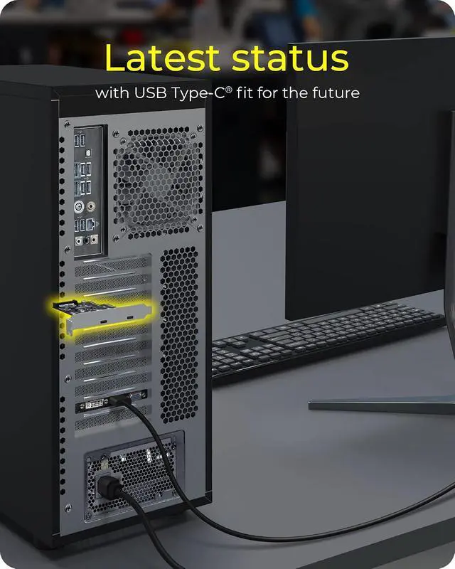 Alt view image 5 of 7 - ICY BOX PCIe Controller Card 2 x USB-C 3.1 Gen 2 (up to 10 Gbps) Ports - Silver
