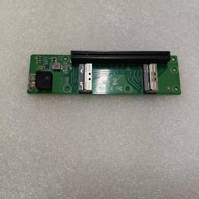 Alt view image 2 of 3 - MCIO to PCIe Adapter Card with PCIe X16 Supporting PCIe 5.0, 4.0, and 3.0