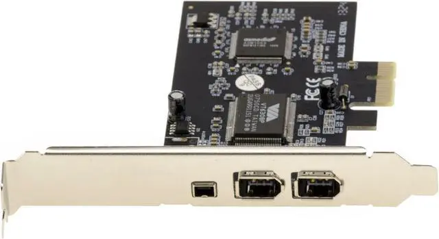 Alt view image 3 of 3 - KALEA-INFORMATIQUE PCIe to FireWire 400 IEEEE1394a - 2+1 Ports 6 Points and 4 Points - CHIPSET Via VT6308 and ASM1083 - with Ilink Cord, Supplied with Two Low and High Profile Brackets