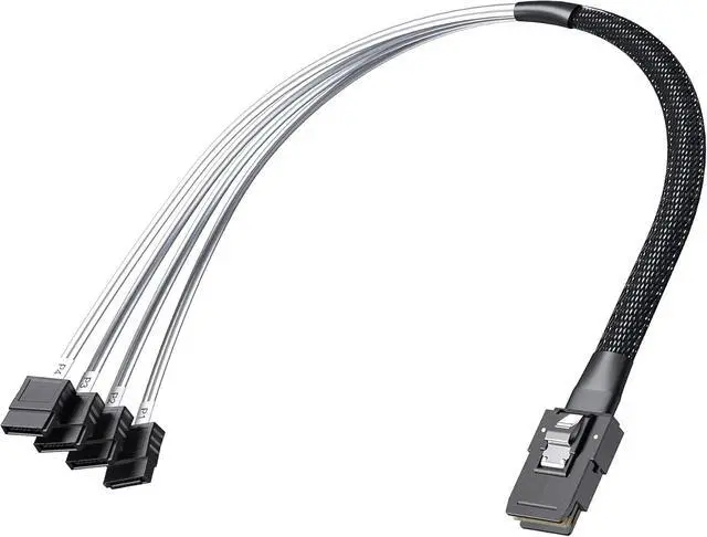 Alt view image 6 of 7 - LSI 9211-8i RAID Controller Card with Mini SAS SFF-8087 to 4 SATA Cable, 6Gb/s Internal SAS/SATA HBA Card, LSI 2008 Chip, PCI Express 2.0 X8, 2X SFF-8087 Ports, 1 Meter (3.3ft) Interna