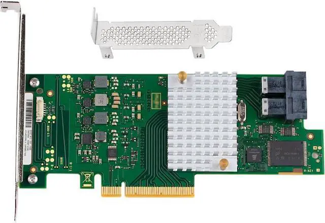 Main image of SAS HBA Card Compatible with LSI 9300-8i IT Mode PCIe SATA Expansion Card | SAS3008, PCIe 3.0 x8, 2x 8643 Internal, 12Gb/s SAS + SATA 6Gb/s, HBA Controller for ZFS TrueNAS unRAID NAS
