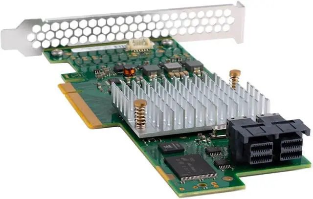 Alt view image 4 of 4 - SAS HBA Card Compatible with LSI 9300-8i IT Mode 8-Port with SAS Cables | SAS3008, PCIe 3.0 x8, 2x 8643 to SAS Cables, PCIe SAS Expansion Card, HBA Controller for ZFS TrueNAS unRAID NAS