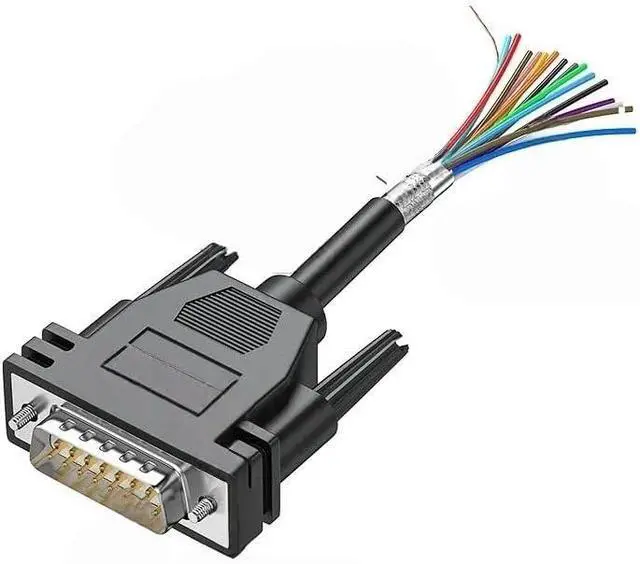 Alt view image 4 of 7 - DB9 DB15 DB25 Single Head Serial Port Wire Copper Gold-Plated 9/15/25Pin Connector DB9/15/25 Connecting Line(DB9-F,AS Show_5M_AS Show)