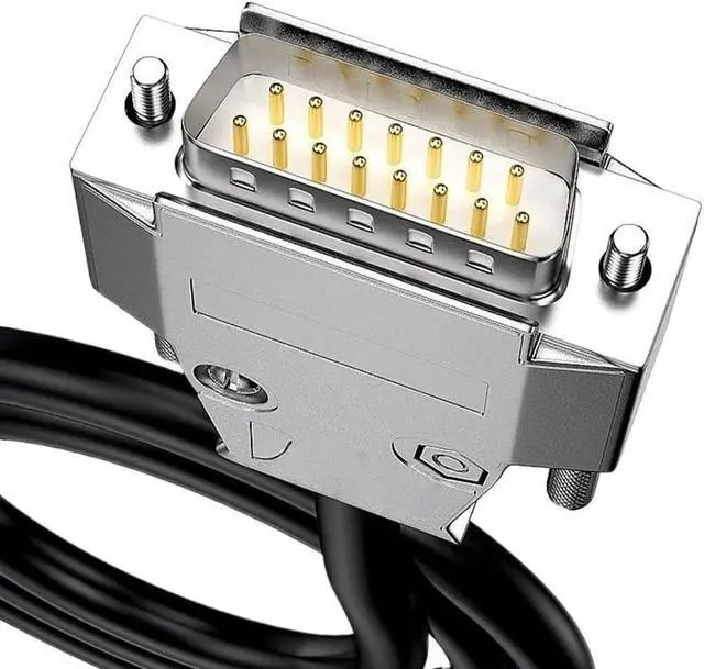 Alt view image 7 of 7 - DB9 DB15 DB25 Single Head Serial Port Wire Copper Gold-Plated 9/15/25Pin Connector DB9/15/25 Connecting Line(DB9-F,AS Show_5M_AS Show)