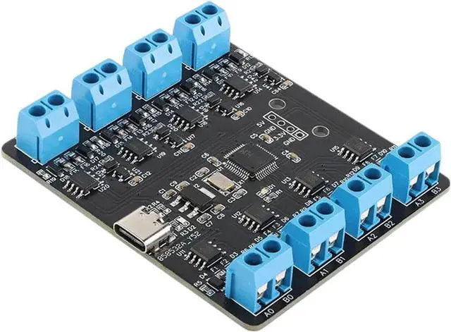 Main image of USB to 8-Way RS485 Serial Port Type-C to 8-Way 485 Multi-Channel UART HUB RS485 Module Board YR-6028