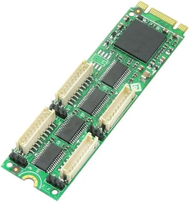 Alt view image 2 of 2 - M.2 to 4-Port RS-232 Serial Card