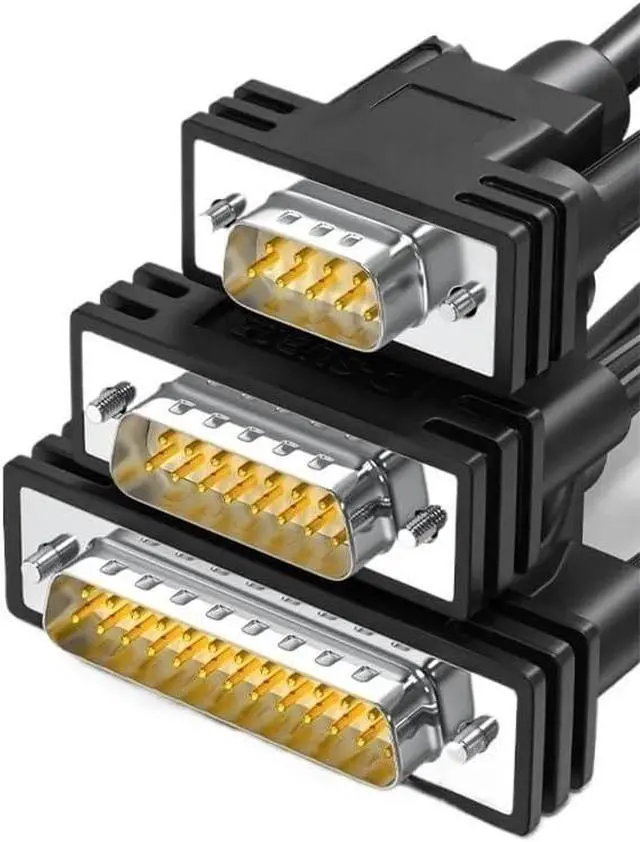 Alt view image 5 of 7 - DB9 DB15 DB25 Single Head Serial Port Wire Copper Gold-Plated 9/15/25Pin Connector DB9/15/25 Connecting Line(DB9-F,AS Show_5M_AS Show)