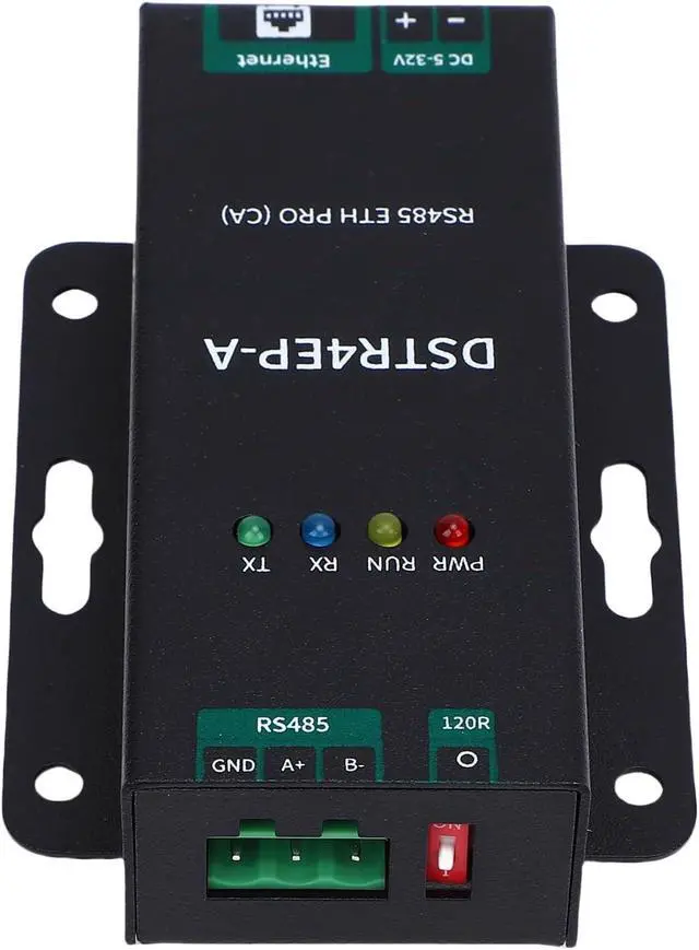 Alt view image 5 of 7 - 485 to Ethernet Converter Compact Module for Bidirectional Data Transfer in Industrial Applications Aluminum Alloy 1 Unit