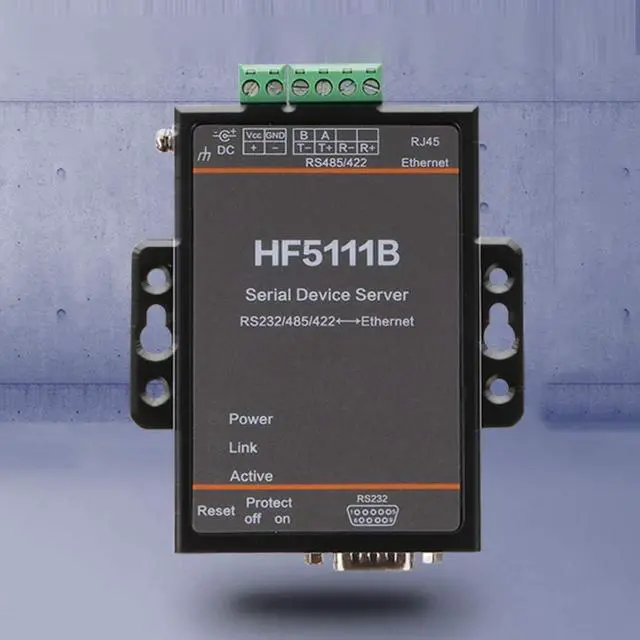 Alt view image 7 of 7 - Serial Server with RJ45 Ethernet Interface, RS232 / RS485 / RS422 3 - in - 1, Industrial Grade DTU - High Speed Data Transmission, Secure Encryption, Easy Web Configuration