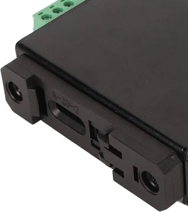 Alt view image 3 of 7 - to RJ45 Ethernet Serial Server, Dual Channel Mount Module, RS232 to RJ45 Ethernet Converter with 1200 to 115200bps Baud Rate, Aluminum Alloy Housing for Industrial