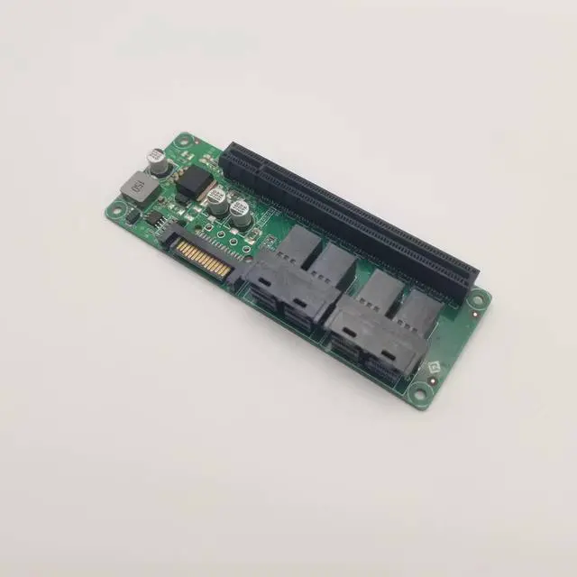 Alt view image 4 of 5 - Generic 4 Port SFF-8643 to PCIe x16 Slot Adapter for Servers, LRFC6941