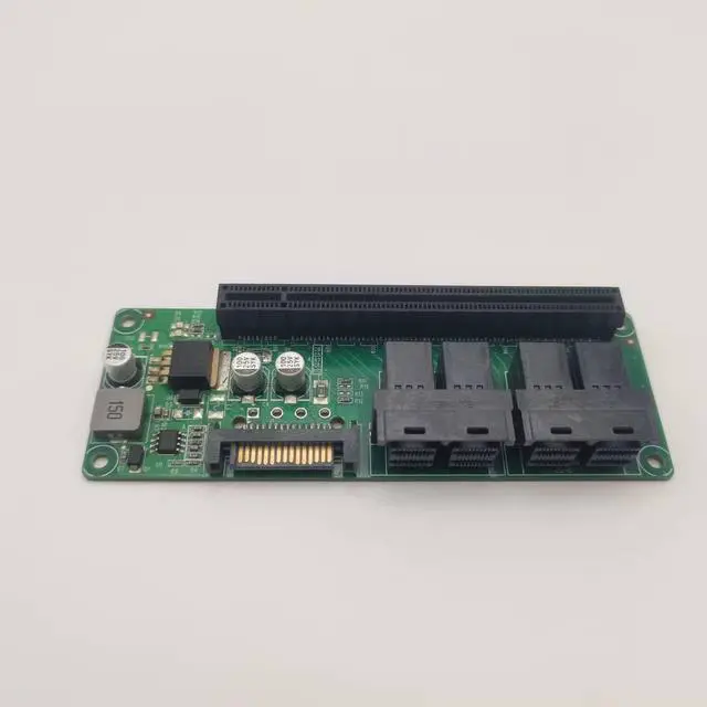 Alt view image 5 of 5 - Generic 4 Port SFF-8643 to PCIe x16 Slot Adapter for Servers, LRFC6941