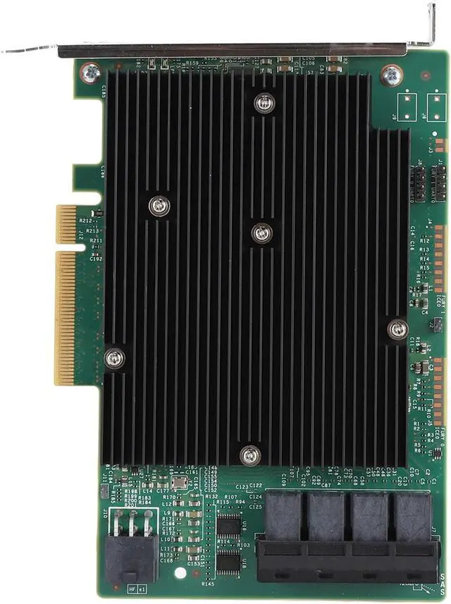 Alt view image 5 of 7 - HBA Card with Low Profile, LSI SAS 9300 16I HBA Card 12Gbps 16 SATA SAS Port HBA Controller Card for wins for Linux for VMware for Freebsd