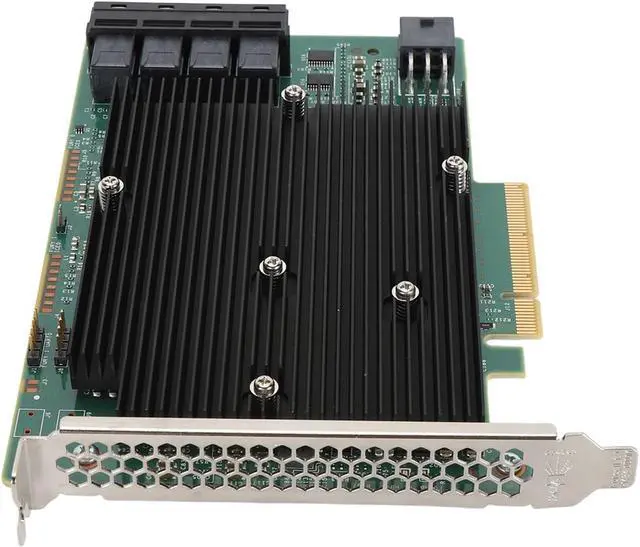 Alt view image 7 of 7 - HBA Card with Low Profile, LSI SAS 9300 16I HBA Card 12Gbps 16 SATA SAS Port HBA Controller Card for wins for Linux for VMware for Freebsd