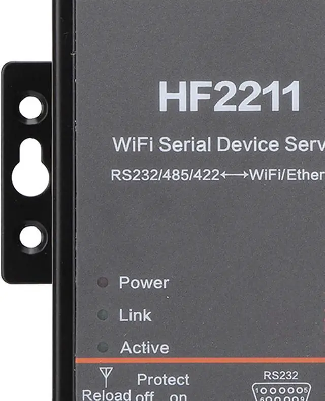 Alt view image 2 of 7 - Serial Port Server Ethernet Converter RS232 RS485 RS422 Gateway with MIPS MCU 5 36VDC Wide Voltage Range for Industrial Automation Network Communication
