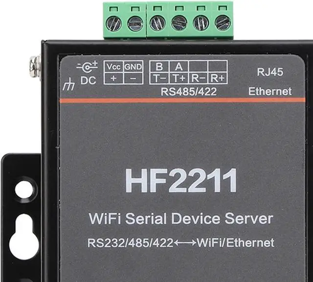 Alt view image 3 of 7 - Serial Port Server Ethernet Converter RS232 RS485 RS422 Gateway with MIPS MCU 5 36VDC Wide Voltage Range for Industrial Automation Network Communication