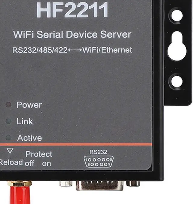 Alt view image 7 of 7 - Serial Port Server Ethernet Converter RS232 RS485 RS422 Gateway with MIPS MCU 5 36VDC Wide Voltage Range for Industrial Automation Network Communication