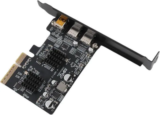 Alt view image 6 of 7 - TypeC PCIe Expansion Card with DisplayPort 4K 60Hz, USB 3.0 10Gbps PCI Express X4/X8/X16 Card for Desktop PC, Supports Docking Station & Multiple Monitors