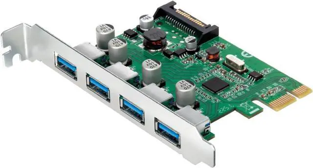 Main image of Century Port & TIE USB 5Gbps x 4 Ports Expansion PCI Express x1 Connection Interface Card CIF-USB5G4P_FP