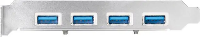 Alt view image 2 of 7 - Century Port & TIE USB 5Gbps x 4 Ports Expansion PCI Express x1 Connection Interface Card CIF-USB5G4P_FP