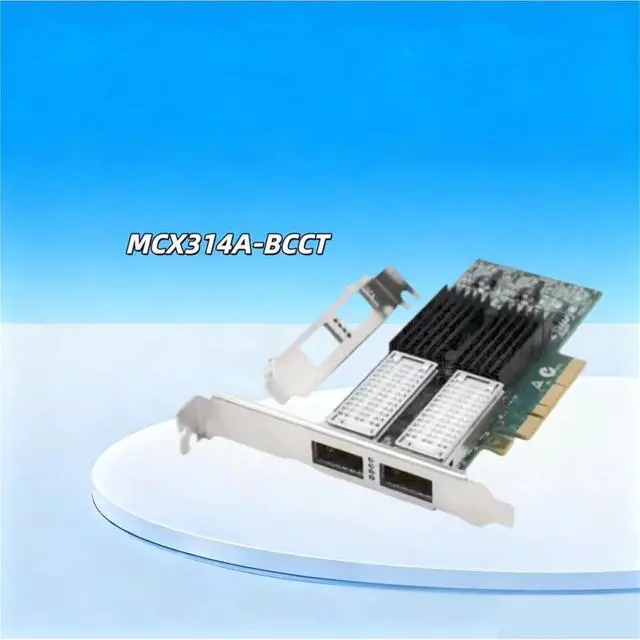 Alt view image 2 of 4 - Suitable for Cx314A-Bcct 40g Connectx-3 Pro Dual Port 10 Gigabit Ethernet Network Interface Card(Short and Long)