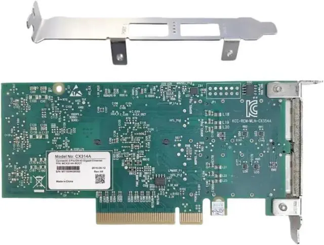 Alt view image 4 of 4 - Suitable for Cx314A-Bcct 40g Connectx-3 Pro Dual Port 10 Gigabit Ethernet Network Interface Card(Short and Long)