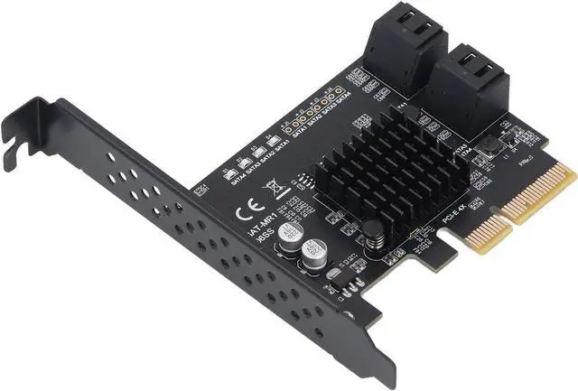 Main image of 4 Port SATA3.0 Expansion Card, PCIe 4X 6Gbps RAID Controller with 88SE9230 Chipset for Linux