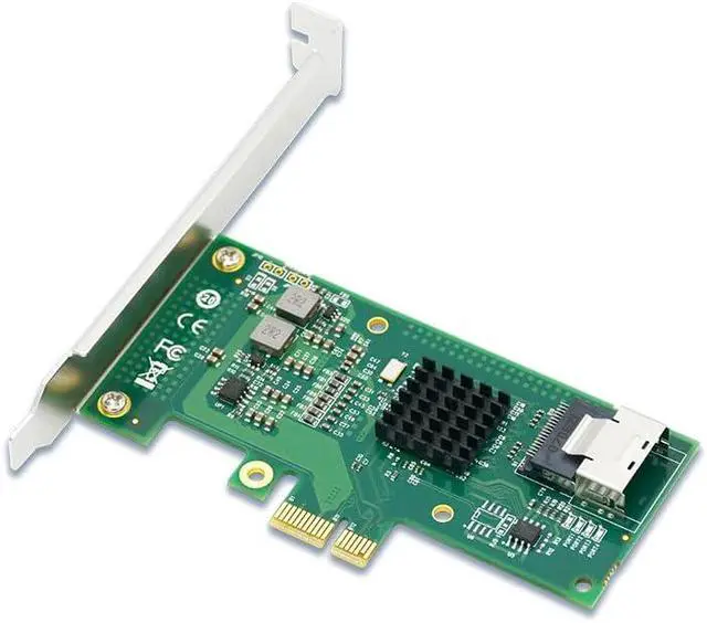 Alt view image 4 of 7 - PCIe SATA RAID Controller Card, 4-Port 6Gb/s, Marvell 88SE9230, RAID 0/1 Support