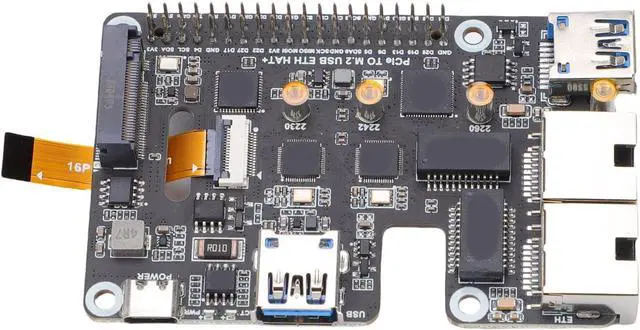 Alt view image 5 of 7 - Jiawu 2.5G Ethernet PCIe to USB 3.2 Gen1 Adapter Efficient Dual Expansion Solution for 5 M. NVMe SSD