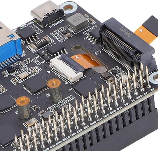 Alt view image 7 of 7 - Jiawu PCIe to USB 3.2 Gen1 Adapter Compact Dual Functionality for 5 2.5G Ethernet and NVMe Expansion