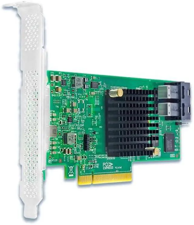 Alt view image 5 of 6 - PCIe x8 RAID Controller Card, 8-Port Internal SAS/SATA 12Gb/s, SFF-8643, RAID 0/1/10/JBOD Support