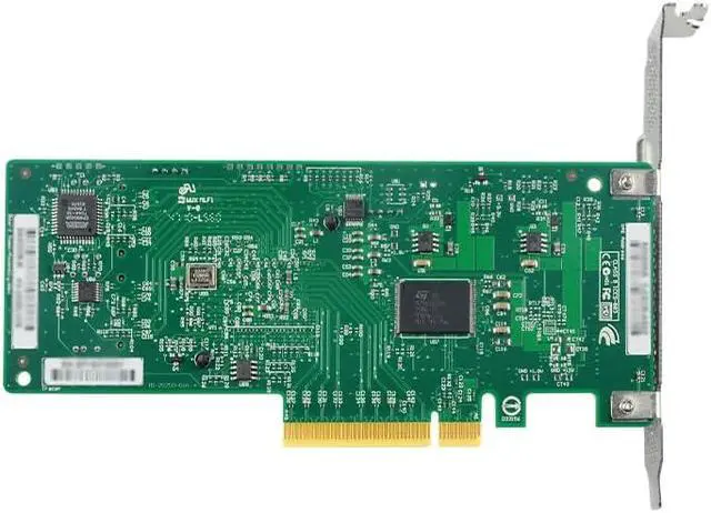 Alt view image 3 of 6 - PCIe x8 SAS/SATA RAID Controller Card, 8-Port 6Gb/s, RAID 0/1/1E/10 Support, UEFI Compatible