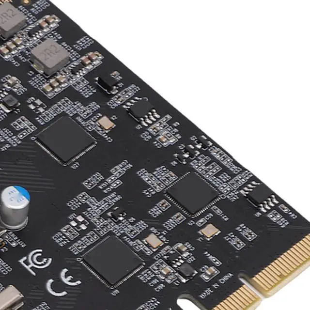 Alt view image 7 of 7 - PCIe to USB 3.2 Gen 2 Card, 8 Ports 4X USB C 4X USB A, 10Gbps Bandwidth, PCIe Expansion Card for Desktop PC